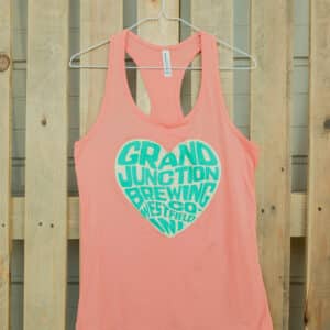 Light Coral Heart Tank Top