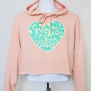 Light Coral Heart Hoodie